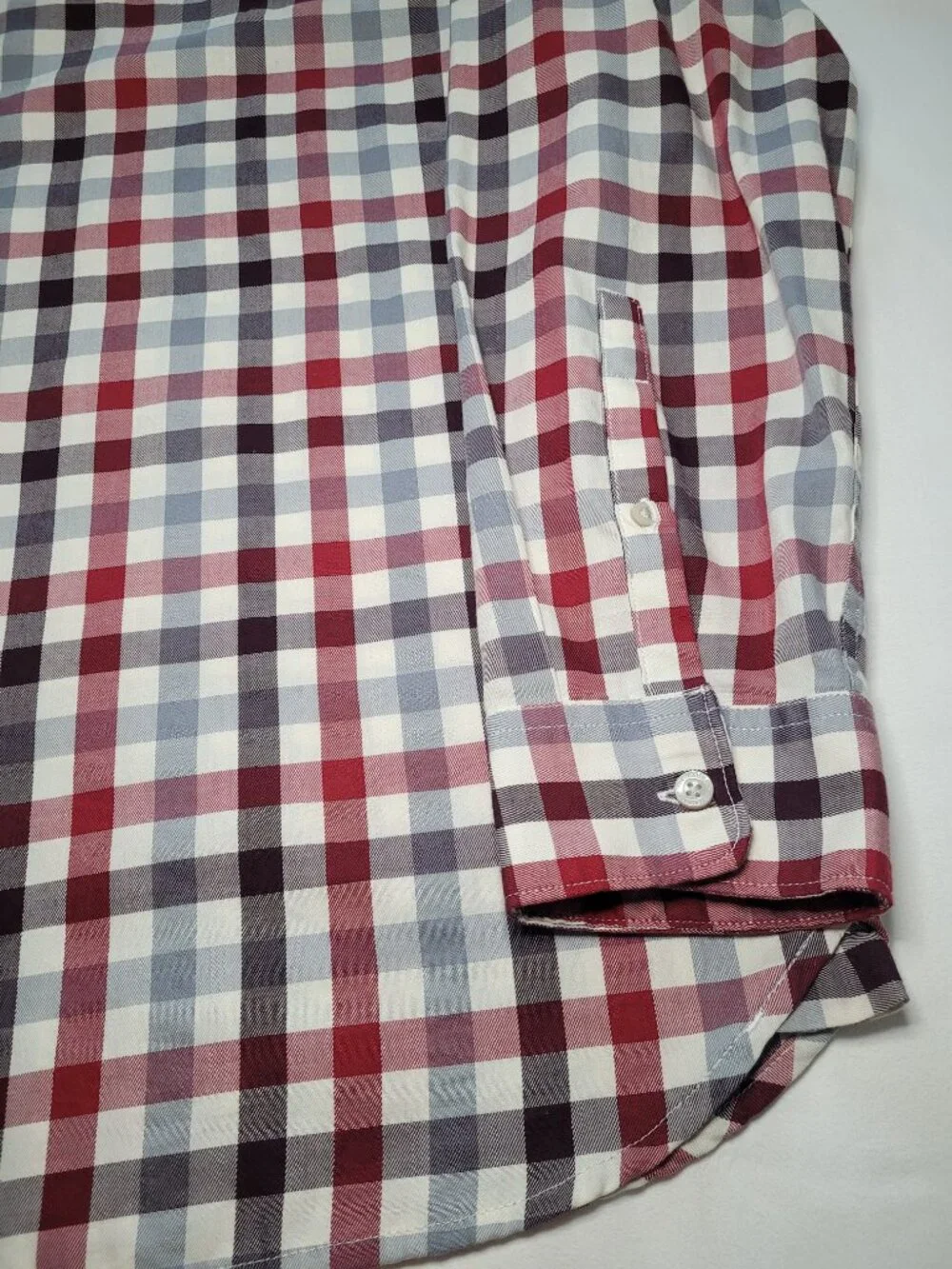 The North Face Mens Red Plaid Long Sleeve Button Up Shirt XXL Grandpacore